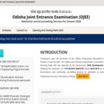 OJEE round 1 mock seat allotment result 2026 out at ojee.nic.in; final allotment on July 2
