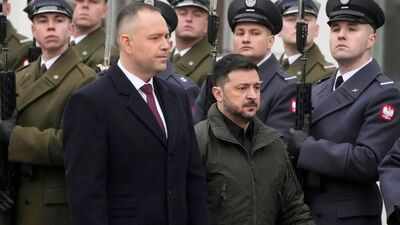 'Ideologies responsible for genocide': Poland strips Zelenskyy of highest honour over army unit naming