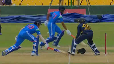 Watch: Bat blocked by Dickwella's foot? Priyansh Arya's freak run-out triggers fan debate