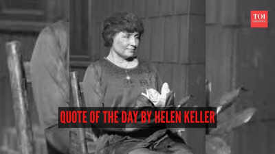 Quote of the day by Helen Keller: “The best and most beautiful things in the world cannot be seen or even touched - they must...”