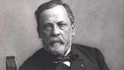 Quote of the day by Louis Pasteur: “Happy is he who bears a god within, and who obeys it. The grandeur of human actions is measured by…”