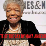 Maya Angelou Quotes: Quote of the day by Maya Angelou: “When I look back, I am so impressed again with the life-giving power of literature. If I were a young person today, trying to gain a sense of myself in the world, I would do...”