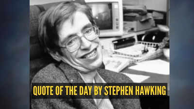 Quote of the day for children by Stephen Hawking: “One, remember to look up at the stars and not down at your feet. Two, never give up work. Work gives you meaning and purpose and life is empty without it. Three, if you are lucky enough to find..."