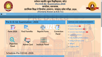 Rajasthan BSTC Pre DElEd result 2026 to be declared on June 10 at predeledraj2026.com: Check how to download scorecards