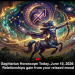 Sagittarius Horoscope Today, June 10, 2026: Relationships gain from your relaxed mood