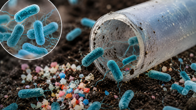 Scientists discover plastic-eating bacteria that can break down PVC, one of the world's hardest plastics to recycle