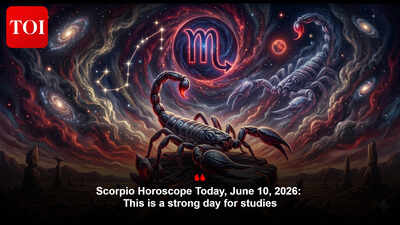 Scorpio Horoscope Today, June 10, 2026: This is a strong day for studies