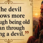 Spanish proverb of the day: “The devil knows more through being old than through...”