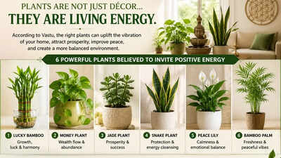 6 Vastu plants that can attract positive energy and prosperity at home