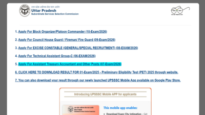 UPSSSC Pharmacist admit card 2026 expected to be released soon at upsssc.gov.in: Check steps to download hall tickets