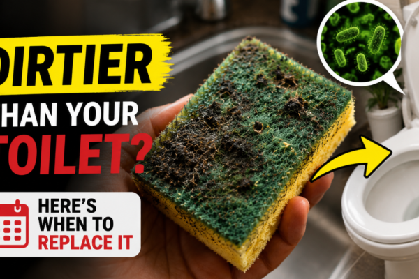 Your kitchen scrubber could be dirtier than your toilet: Here's when to replace it