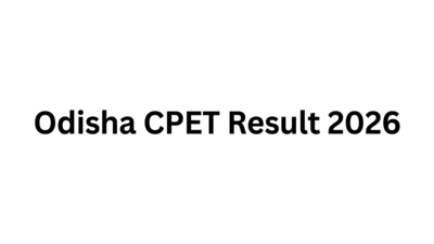 Odisha CPET Result 2026 declared at pg.samsodisha.gov.in; check state-wise merit list and scorecard