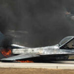 Watch: F-16 burst into flames after crash-landing at Greek island airport; pilot safe