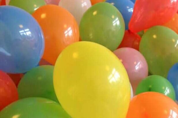 Balloons are not completely air-tight