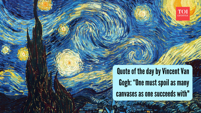 Vincent Van Gogh Quote: Quote of the day by Vincent Van Gogh: “One must spoil as many canvases as one succeeds with"