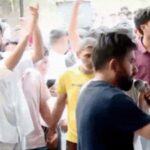 Video: Woman hurls ink at CJP founder Abhijeet Dipke as protest continues at Jantar Mantar