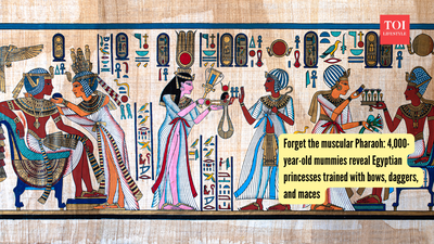 Forget the muscular Pharaoh: 4,000-year-old mummies reveal Egyptian princesses trained with bows, daggers, and maces