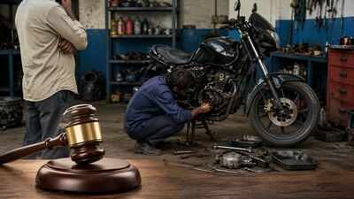 Bike mechanic's faulty repair damaged man's motorcycle; consumer court awards Rs 66,000