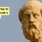 Plato Quote: Quote of the day by Plato: "Art is a lie that tells the truth—or at least, it should."