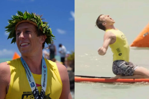 Shark attack rescuer Charlie Verco breaks world paddleboarding record