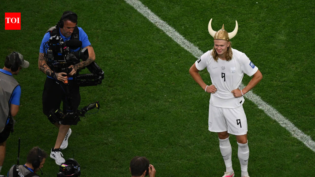 Erling Haaland scores, then dons cowboy gear before unleashing his inner Viking | Football News