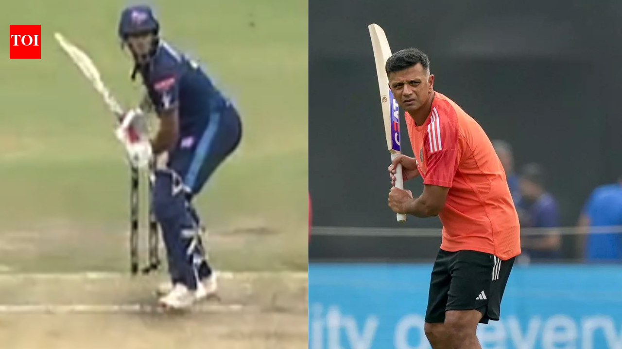 Rahul Dravid 2.0? Samit's batting leaves fans stunned with uncanny resemblance to 'The Wall' | Cricket News