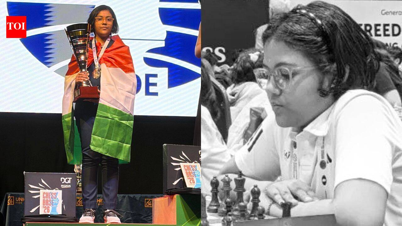 Born exactly 50 years after Garry Kasparov! How 13-year-old Maths Olympiad genius Pratitee Bordoloi became India's lone medallist at World Youth Chess | Chess News
