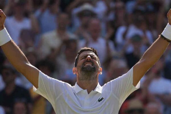 Novak Djokovic survives Arthur Rinderknech test, equals Roger Federer's Wimbledon record | Tennis News