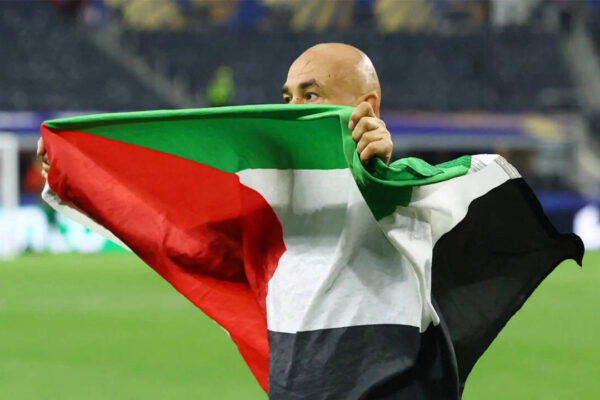 Egypt head coach raises Palestinian flag after historic FIFA World Cup win, dedicates victory to Palestinians | Football News
