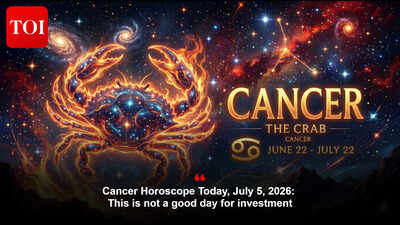 Cancer Horoscope Today, July 5, 2026: This is not a good day for investment