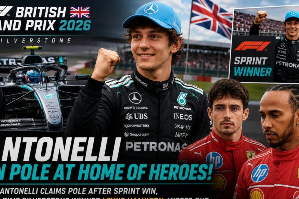 British Grand Prix 2026: Kimi Antonelli claims pole after sprint win, nine-time Silverstone winner Lewis Hamilton misses out | Racing News