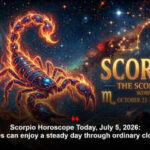 Scorpio Horoscope Today, July 5, 2026: Couples can enjoy a steady day through ordinary closeness