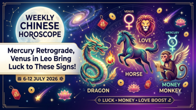 Weekly Chinese Horoscope 6–12 July 2026: These Animal Zodiac Signs May Get Luck, Money, and Love