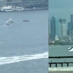 Seaplane carrying 8 crashes into New York's East River, all rescued - video