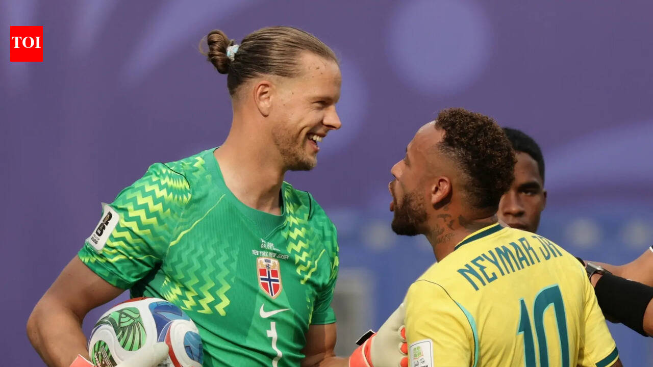 Fifa World Cup: 'Not to me': What Neymar told Norway goalkeeper Ørjan Nyland after scoring penalty in Brazil's World Cup defeat | Football News
