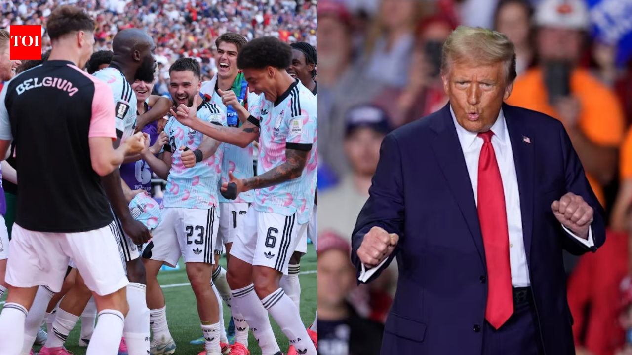 FIFA World Cup 2026: Belgium players mimic Donald Trump's dance after win over USA | Watch | Football News