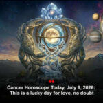 Cancer Horoscope Today, July 8, 2026: This is a lucky day for love, no doubt