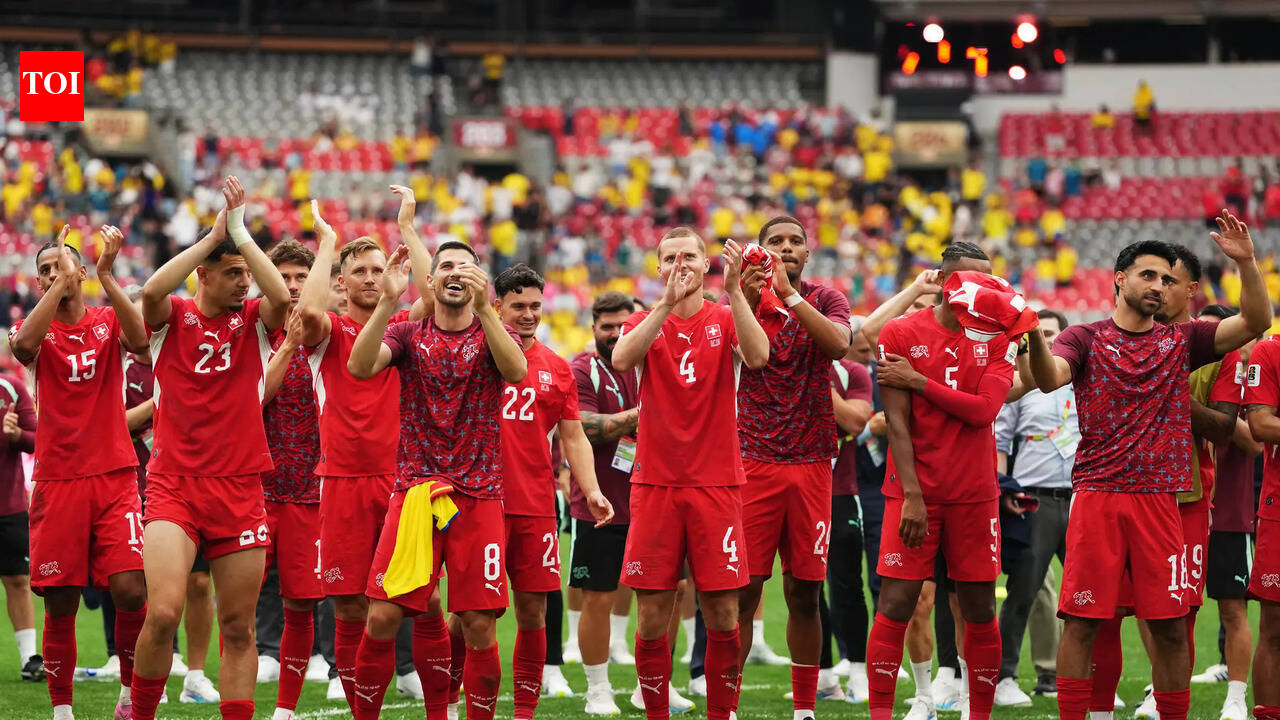 Switzerland end 72-year World Cup quarter-final wait with dramatic 4-3 penalty shootout win over Colombia, Argentina next | Football News
