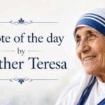 Quote of the day by Mother Teresa: "The greatest disease is not TB or leprosy, it is being…" - her timeless words on loneliness, love and human connection