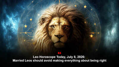 Leo Horoscope Today, July 9, 2026: Married Leos should avoid making everything about being right