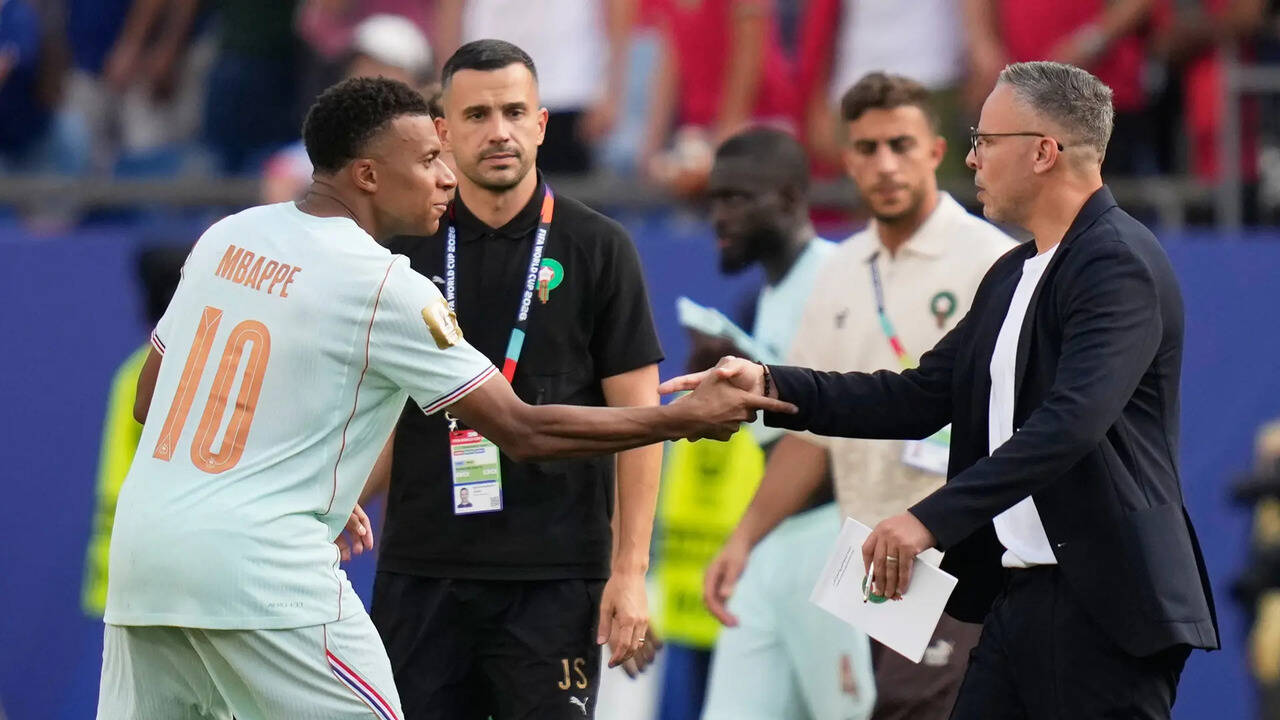 'There definitely was a handball': Morocco coach questions Mbappé goal as VAR no-show sparks World Cup debate | Football News