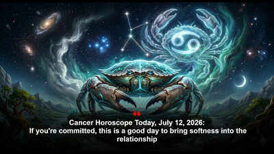 Cancer Horoscope Today, July 12, 2026: If you're committed, this is a good day to bring softness into the relationship