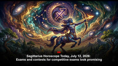Sagittarius Horoscope Today, July 12, 2026: Exams and contests for competitive exams look promising