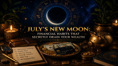 July’s New Moon: Financial Habits That Secretly Drain Your Wealth