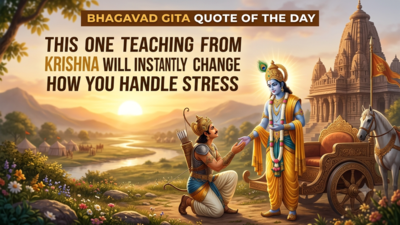Bhagavad Gita Quote of the Day: This One Teaching From Krishna Will Instantly Change How You Handle Stress