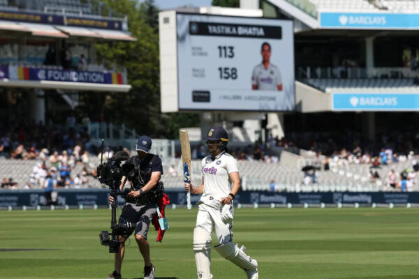 India on brink of historic Lord's Test victory after Yastika Bhatia's record-breaking century | Cricket News