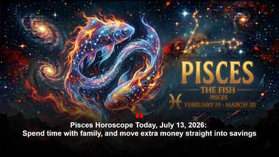 Pisces Horoscope Today, July 13, 2026: Spend time with family, and move extra money straight into savings