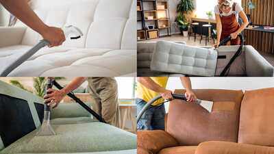 How to clean a fabric sofa at home the right way without damaging it
