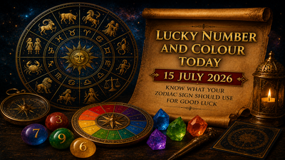 Lucky Number and Colour Today, 15 July 2026: Know What Your Zodiac Sign Should Use for Good Luck