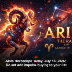 Aries Horoscope Today, July 16, 2026: Do not add impulse buying to your list